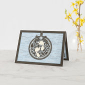 Teeny Toes BLU Card Karte (Gelbe Blume)