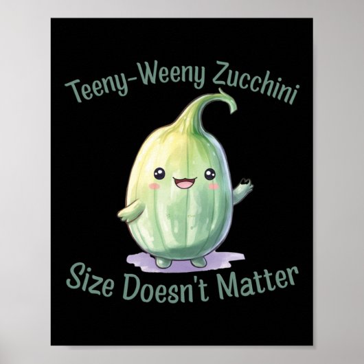Teeny-weeny Zucchini Poster (Vorne)