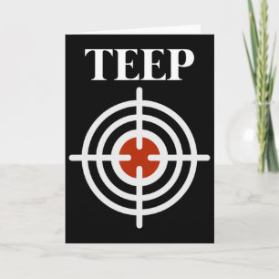 Teep Ziel Bullseye Muay Thai Kickboxen Mma Figur Karte