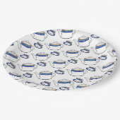Teepapierplatten Pappteller (Schrägansicht)