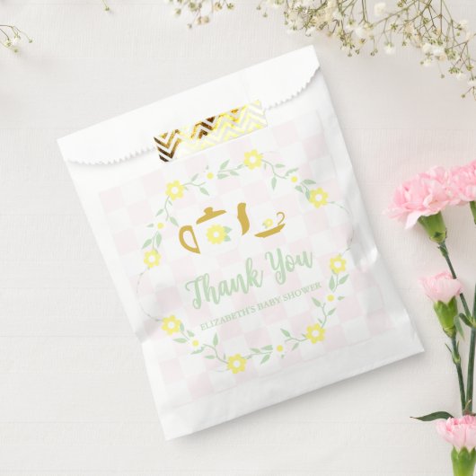 Teeparty-Blumen-Baby-Party Geschenktütchen (Versiegelt)
