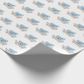 Teeparty-Brautjunggesellinnenabschied Geschenkpapier (Ecke)