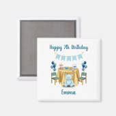 Teeparty-Geburtstagsmagnet-Geschenk Magnet (Vorderseite/Rückseite)