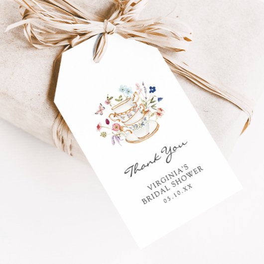 Teeparty-Geschenkanhänger Geschenkanhänger