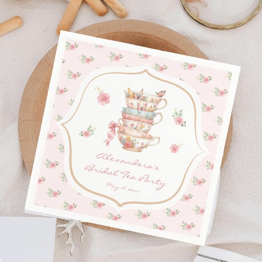 Teeparty-Junggesellinnenabschied Serviette