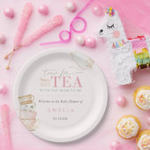Teeparty-Tee mit der werdenden Mutter Baby Shower Pappteller (Party)