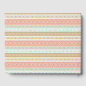 Teepee Birthday Party Guest Book Gästebuch (Rückseite)