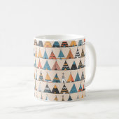 Teepee Muster. Wigwam-Sommerzelt Kaffeetasse (VorderseiteRechts)