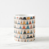 Teepee Muster. Wigwam-Sommerzelt Kaffeetasse (Mittel)