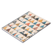 Teepee Muster. Wigwam-Sommerzelt Notizblock (Linke Seite)