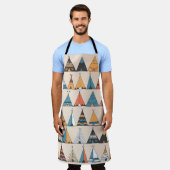 Teepee Muster. Wigwam-Sommerzelt Schürze (Getragen)