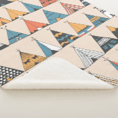 Teepee Muster. Wigwam-Sommerzelt Sherpadecke (3/4)