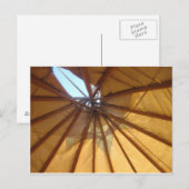 Teepee Postkarte (Vorne/Hinten)