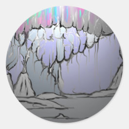 Teepee Runder Aufkleber