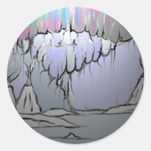 Teepee Runder Aufkleber