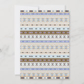 Teepee Tribal Boys Baby Shower Einladungen (Rückseite)