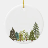 Teepee Unser 1. Weihnachten in unserem neuen Zuhau Keramik Ornament (Hinten)