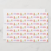 Teepee Wellness-Center Birthday Foto Party Einladung (Rückseite)