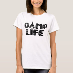 Teepee-Zelt-Leben-Shirt T-Shirt