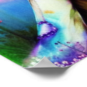 Teepink und Wasserkunst Poster (Ecke)