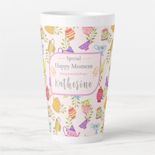 Teepots und Cups Garten rosa Milchtasse