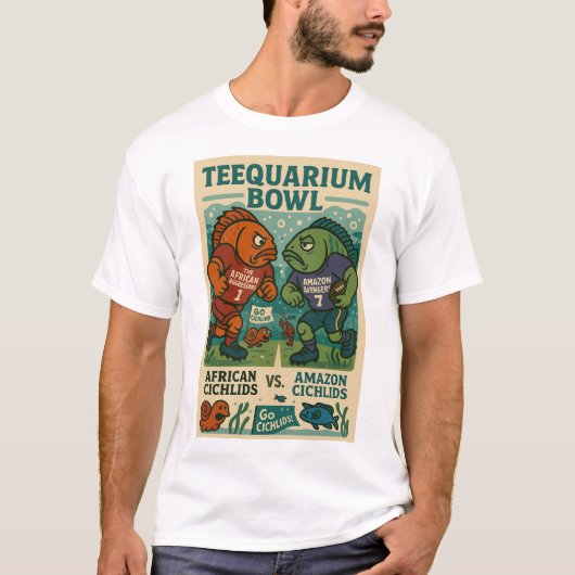 Teequarium Bowl - African vs Amazon Ticket T-Shirt (Vorderseite)