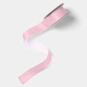 Teerosa Pink Einfarbig Satinband (Rückseite)
