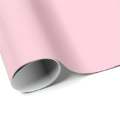 Teerosa-Rosa-Einfarbig Geschenkpapier (Rolleneckpunkt)