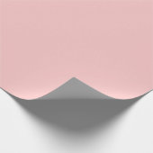 Teerosa-Rosa einfarbig Geschenkpapier (Ecke)
