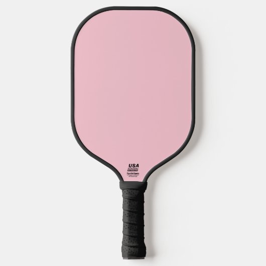 Teerosa-Rosa-Einfarbig Pickleball Schläger (Vorderseite)