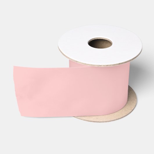 Teerosa-Rosa einfarbig Satinband (Spule)