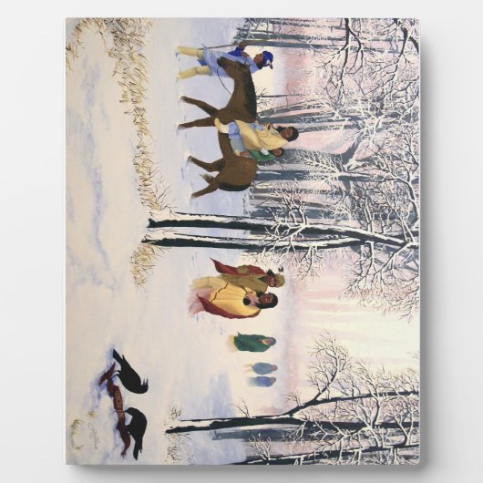 Teerpfad Fine Art 8x10 mit Easel Fotoplatte (Vorderseite)