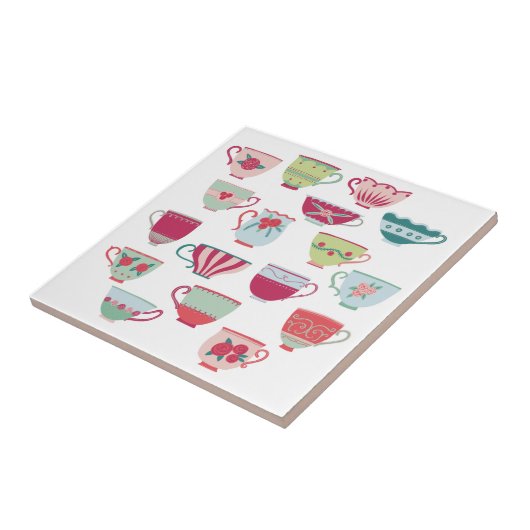 Tees Cups Modernes Retro Fliese (Seite)