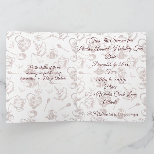 "Tees" - Einladung zur Saison (Innenseite)