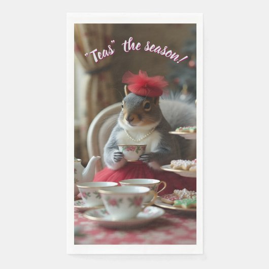 "Tees" in der Saison Serviette (Vorderseite)