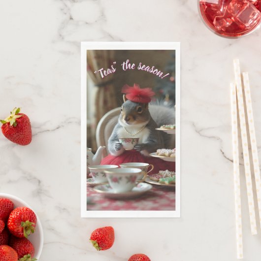 "Tees" in der Saison Serviette (Beispiel)