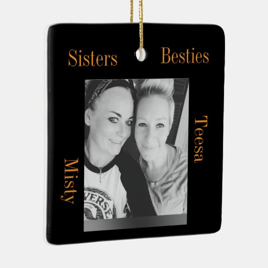 Teesa und Misty Schwestern Keramikornament (Rechts)