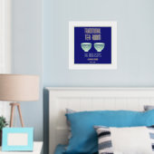 Teesaal-Zeichen mit Text-Akzenten Foliendrucke (In Situ (Schlafzimmer))