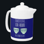 Teesalon<br><div class="desc">Teesalon mit traditionellem Tee. Teacup Zeichnungen & Zeichendesign von Claudine Boerner. Copyright (c) 2023 Claudine Boerner und seine Lizenznehmer, Alle Rechte vorbehalten.</div>