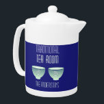 Teesalon<br><div class="desc">Teesalon mit traditionellem Tee. Teacup Zeichnungen & Zeichendesign von Claudine Boerner. Copyright (c) 2023 Claudine Boerner und seine Lizenznehmer,  Alle Rechte vorbehalten.</div>