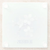 Teesalon Signatur Elegante, handgezogene Teetassen Glasuntersetzer (Rückseite)