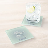 Teesalon Signatur Elegante, handgezogene Teetassen Glasuntersetzer (Schrägansicht)