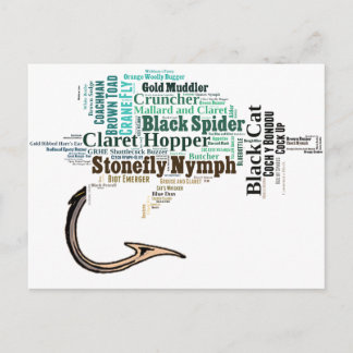 Teeschirme, Geschenke und Neuheiten fischen Postkarte