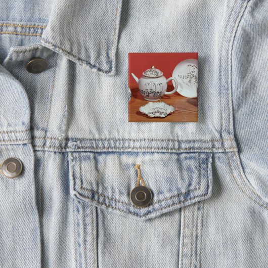 Teeservice dargestellt Karl Linnaeus Button (Beispiel)