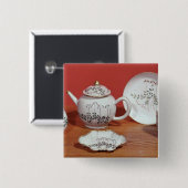 Teeservice dargestellt Karl Linnaeus Button (Vorne & Hinten)