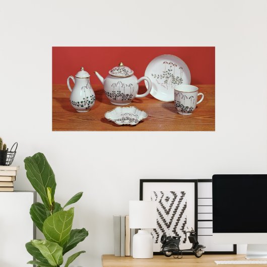 Teeservice für Carl Linnaeus Poster (Heimbüro)