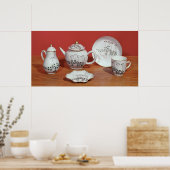 Teeservice für Carl Linnaeus Poster (Küche)