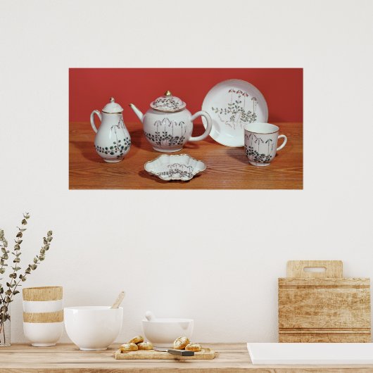 Teeservice für Carl Linnaeus Poster (Küche)