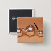 Teeservice mit Vergoldungsinnenraum Button (Vorne & Hinten)