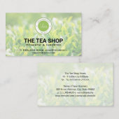Teeshop | Tee-Pflanze-Felder Visitenkarte (Vorne/Hinten)